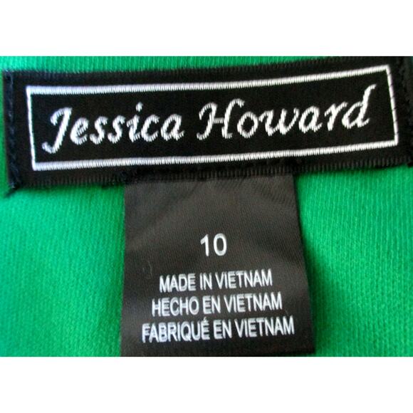 Jessica Howard Women's Multi Color Floral Sleeveless Lined Zip Back Dress NWT 10 - Picture 8 of 10